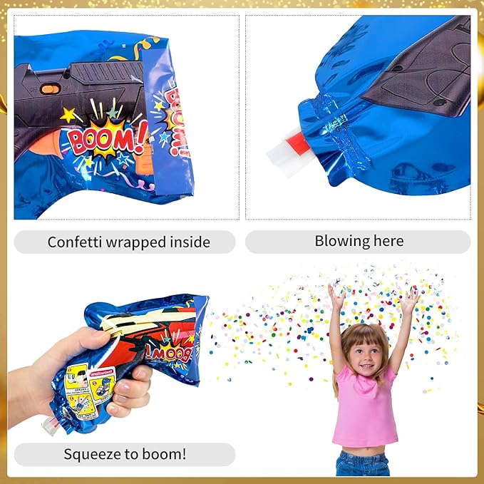 MOVINPE 2026 New Years Eve Party Supplies Set Serve 12, Happy New Year Party Cone Hats, Tiaras, Inflatable Fireworks Gun, Photo Booth Props, Squawkers, Blowouts, Eve Party Favors for Kids Adults