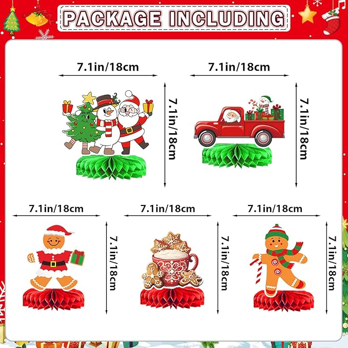 Gingerbread Christmas Decorations: Merry Christmas Decorations Christmas Party Decorations Gingerbread Party Decorations