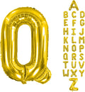 Letter Balloons 40Inch Large Giant big Foil Mylar Gold Balloons Q for Birthday Party Decorations