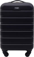 Wrangler 20" Hardside Spinner Carry-On Luggage, Black