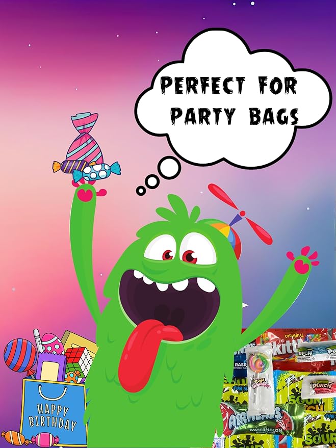 Party Favor Candy Mix - 1 lb Pinata Stuffers Candy Bulk - Goodie Bag Stuffers for Kids Party Favors - Candy Variety Pack - Bulk Candy Bags - Bulk Candy Individually Wrapped Candies - Parade Candy - Easter