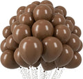 110pcs Brown Balloons 12inch Brown Latex Party Balloons for Graduation, Bear Themed Party, Wedding, Birthday, Bridal Shower, Baby Shower, Anniversary Party Decorations