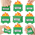 5 Pcs Dumpster Stress Balls Funny Motivational Stress Relief Balls Inspirational Emotional Relief Squeeze Fidget Toys for Adults Office Employee Coworker Staff Volunteer Teacher Team Gift
