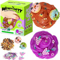 WATERELF 2PC Scented Putty Multi-Color, Stress Relief Scented Putty for Kids Boys Girls Adults, Non-Sticky Fidget Toy - 1.6 Oz*2 - SP003#-Grape/Doughnut