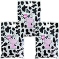 Rainmae 50 Pcs Cow Print Party Favors Bags, Cute Cow Goodie Gift Bags Treat Candy Bags, Farm Animal Theme Goodie Party Gift Bags for Baby Shower Barnyard Cowboy Cowgirl Farmhouse Themed Birthday