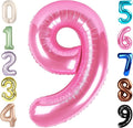40 Inch Pink Numbers 9 Balloon, Balloons Decorations for 9 19 90 Birthday Party, Engagement, Wedding, Graduations, Photo Shoot Supplies