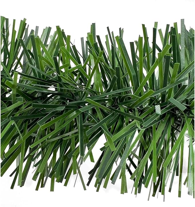 50 Foot Garland for Christmas Decorations - Non-Lit Soft Green Holiday Decor for Outdoor or Indoor Use - Premium Quality Home Garden Artificial Greenery, or Wedding Party Decorations(1, 50 FT Premium)