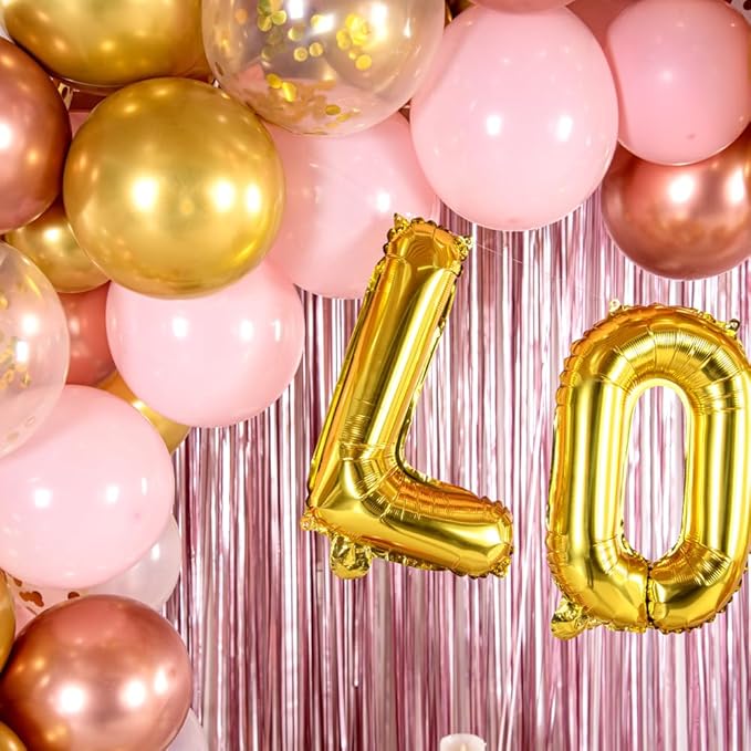 Restaurantware-Balloonify 16 Inch Letter Balloon, 1 Alphabet Party Balloon - Letter L, Self-Sealing, Gold Foil Mylar Finish, Hanging Loop, Decoration For Birthday, Wedding, Or Graduation