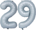 40 In Matte gray Number Balloons Helium Foil Mylar Balloon Birthday Party banquet Decoration 29