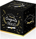 Graduation Decorations 2026 Black Graduation Card Box Graduation Party Decorations,Graduation Box,Congrats Grad Gifts for 2026 Graduation Party Supplies Favors