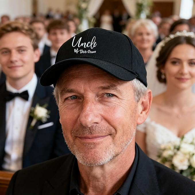 Adjustable Embroidered Hat for Bridal Shower Wedding Engagement Anniversary Honeymoon Newlyweds Couples Gifts