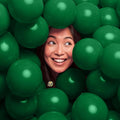 AFTERLOON® Biodegradable Mini Balloons 100 pcs Jade Green 5 Inch, Matte Color Thickened Extra Strong Latex Helium Float, Baby Shower Gender Reveal Garland Arch Wedding Birthday Party Decorations