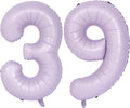 40 In Matte Purple Number Balloons Helium Foil Mylar Balloon Birthday Party banquet Decoration Digital 39