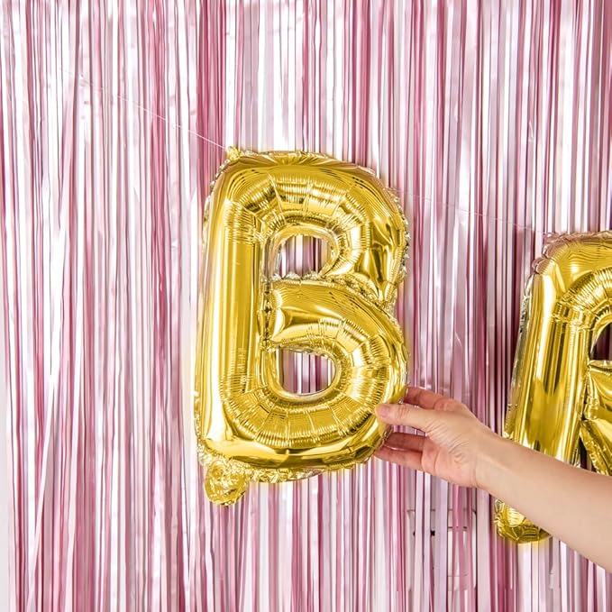Restaurantware-Balloonify 16 Inch Letter Balloon, 1 Alphabet Party Balloon - Letter B, Self-Sealing, Gold Foil Mylar Finish, Hanging Loop, Decoration For Birthday, Wedding, Or Graduation