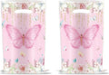 YYaaloa 30pcs Pink Goodie Bags Party Favor Plastic Candy Gift Bags Bulk for Birthday Baby shower Return Gift (Butterfly B 30pcs)