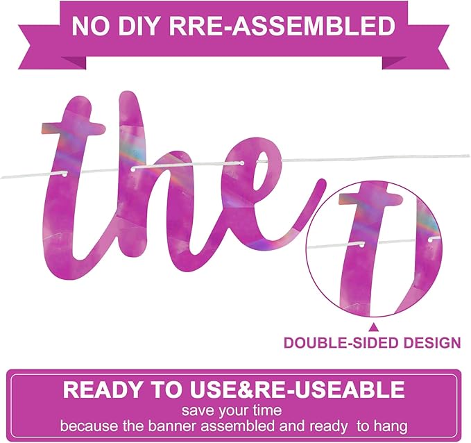 BEISHIDA Double-Sided Rainbow Purple The Beginning of A New Chapter Banner,Farewell Book Themed Housewarming Party Congratulations Decorations,Going away party Retirement Garland,Graduation Sign 2026 Banner