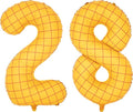 40-Inch Large Number Balloon Toy Inspired Story Matte Yellow Birthday Balloon Western Rodeo Party Supplies Boy Girl Story Anniversary Kids Birthday Party Cowboy Farm Themed Baby Welcome Decorations