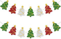 Christmas Decorations - Christmas Tree Banner Garland for Xmas Hanging Decor(Pre-Strung)