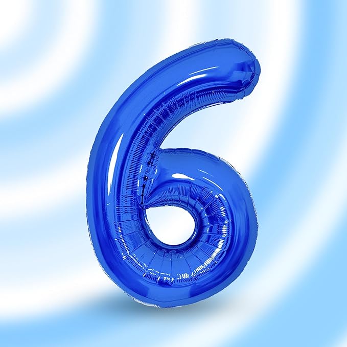 Number Balloons Navy Blue Balloons - Giant Number 10 Balloon, 10 20 30 40 50 Numbers Balloon Birthday Decorations, Blue Party Supplies for Boy Men