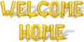 2 Set 22Pcs Gold WELCOME HOME Letter Balloons 16in Balloon Foil Letter Decorations Party Decor Gold Letter Balloons WELCOME HOME Party Supplies