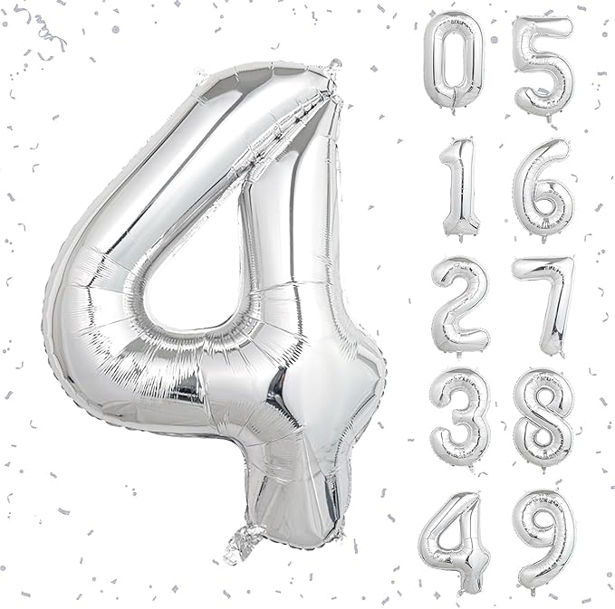Silver aluminum balloon 16inch (SILVER 4)
