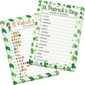 COCHIE St. Patrick's Day Party Games for Adults Family Office Large Groups, Saint Patrick Words Pictionary Game, Guesstures Games, Word Scramble Game Classroom Activities - Answer Key (St. Patrick's)