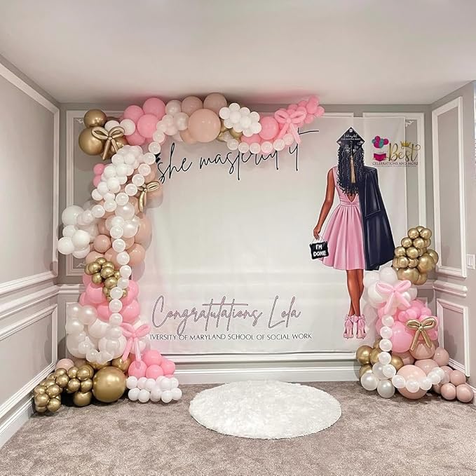 Pearl White Linking Balloons, 100PCS 6 Inch Pearl Color Quick Link Balloons for Making Balloon Wall Heart Arch, Tails Balloon for Wedding Birthday Baby Shower Engagement Graduation Party Decorations