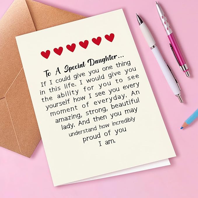 Happy Birthday Card For Daughter, Birthday Gifts For Daughter, Celebrate Your Daughter's Special Day