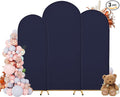 Arch Covers,Arch Backdrop Stand Fitted Cover for Wedding Birthday Party Ceremony Banquet Decoration(7.2FT&6.6FT&6FT,Dark Blue,Cover Only)