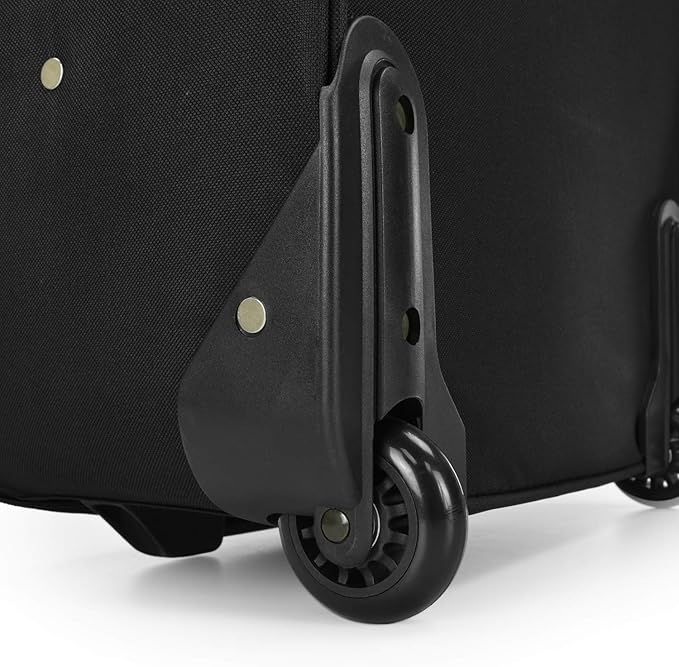 U.S. Traveler New Yorker Lightweight Expandable Rolling Luggage, Blue, 4-Piece Set