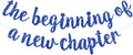 BEISHIDA Glitter Blue The Beginning of A New Chapter Banner, Farewell party decorations,Graduation Sign 2026 Banner,Happy retirement Supplies,Going away party Sign Garland,Graduation banner
