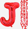 40 Inch Large Red Letter J Balloons Alphabet J Letter Balloons Foil Mylar Big Letter Balloons for Birthday Party Anniversary New Year Graduation Wedding Decorations