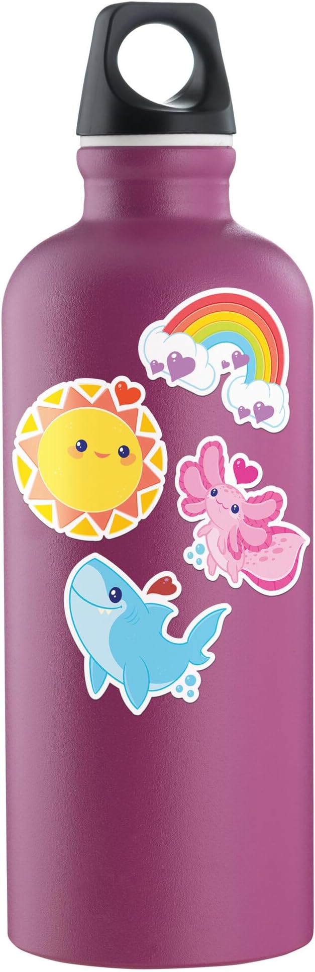 Peaceable Kingdom Valentine's Day Gift for Kids, Fun Party Favors for Classroom, Goodie Bag Stuffers - 28 Water Bottle Sticker Valentines