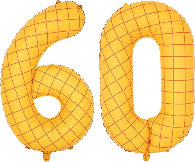 40-Inch Large Number Balloon Toy Inspired Story Matte Yellow Birthday Balloon Western Rodeo Party Supplies Boy Girl Story Anniversary Kids Birthday Party Cowboy Farm Themed Baby Welcome Decorations