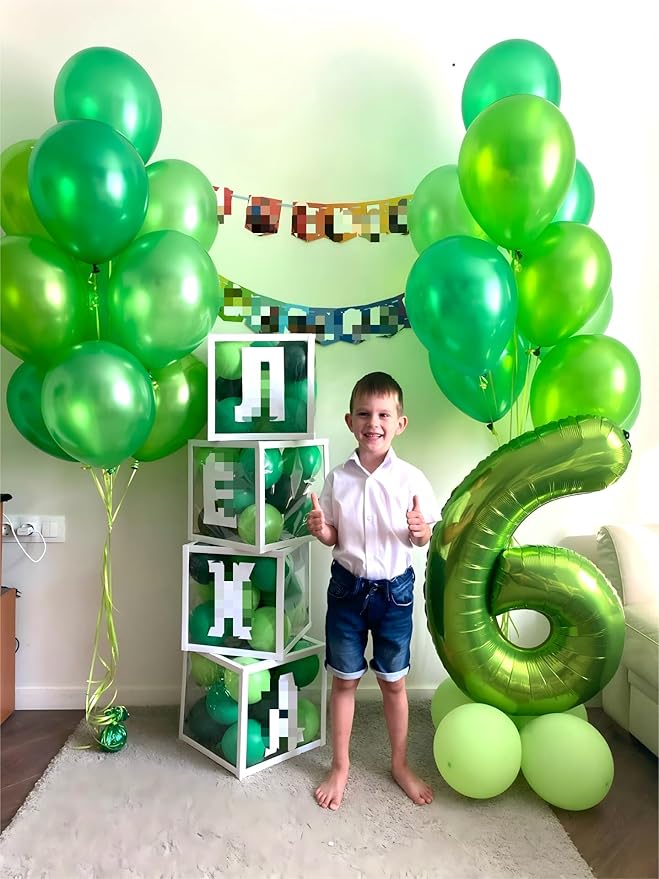 2026 Light Green 40 Inch Mylar Foil Number 6 Balloon, Birthday Balloons for 6 16 Boy Girl Party Decorations Supplies,Light Green Big Helium Balloon Numbers for 26 36 46 60 Men Women Anniversary