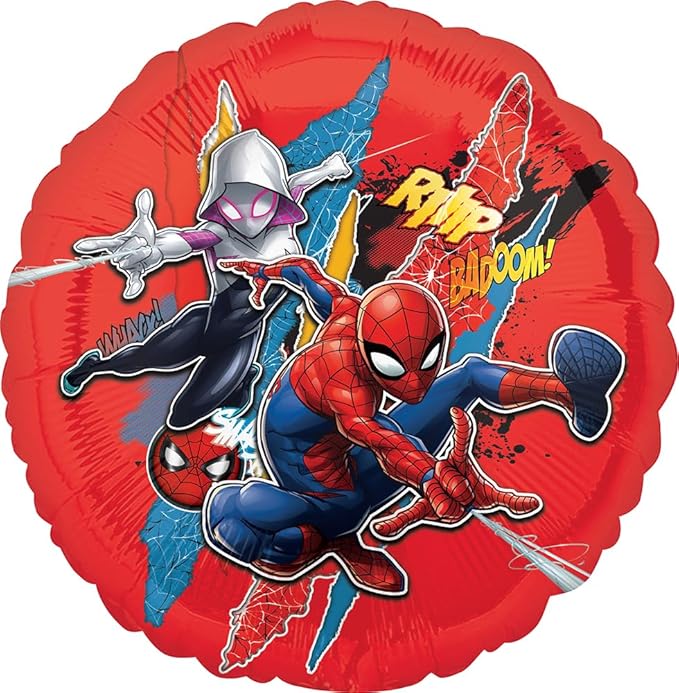 Anagram Spiderman Webbed Wonder Birthday Party Supplies 6 pc Balloon Bouquet Decorations