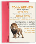 OJsensai Cute Birthday Card for Nephew, Best Gifts from Auntie, Happy Birthday for Nephew from Aunt