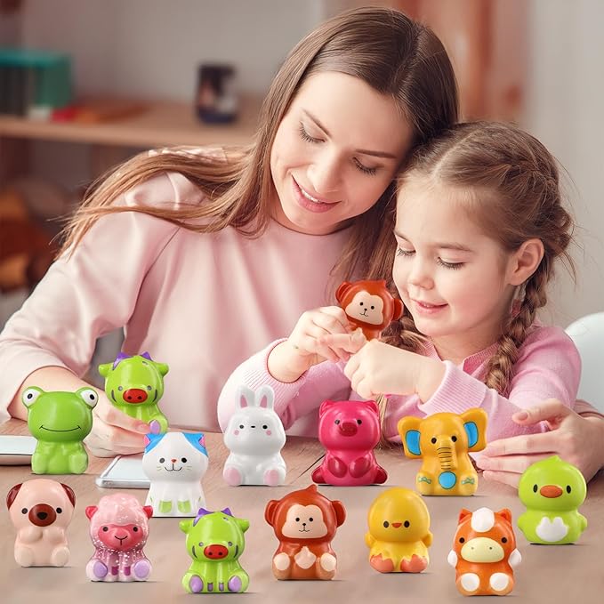 12PCS Party Favors for Kids Toys, Cute Stress Relief Fidget Toys Party Favors for Kids, Bulk Goodie Bag Stuffers Classroom Prizes for Boys Girls