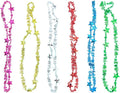 Pack of 12 Happy New Year Eve Assorted Shiny Color Party Bead Necklaces