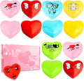 Small Pull Back Toy Cars Set,Mini Racing Vehicles for Holiday Birthday Party Favors,Goodie Bag Stuffers,Classroom Prizes,Bulk Toys for Kids,Girls,Boys(Valentine Day Heart Shape I Love You Gift)12 Pack