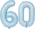 40 In Matte Blue Number Balloons Helium Foil Mylar Balloon Birthday Party banquet Decoration Digital 60