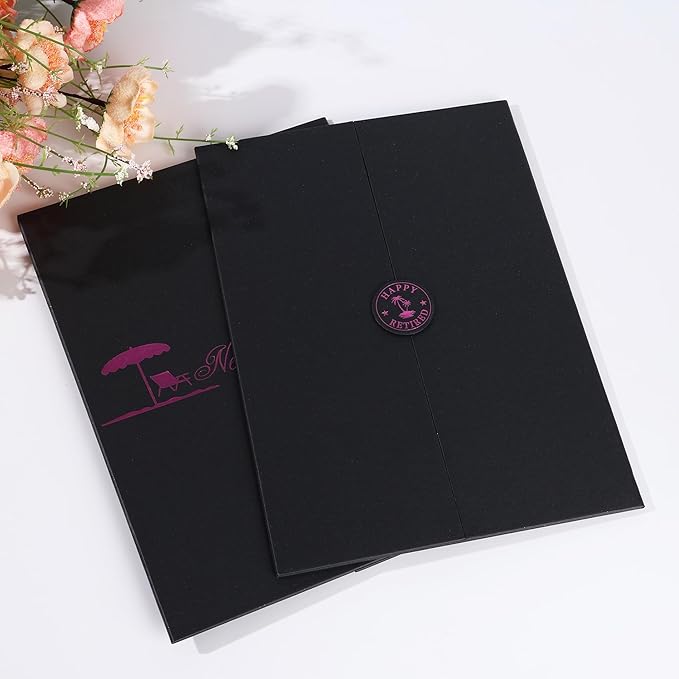 Pink Retirement Party Decorations Large retirement Card Signing Happy Retired Guest Book Creative Retirement Card For Men Women