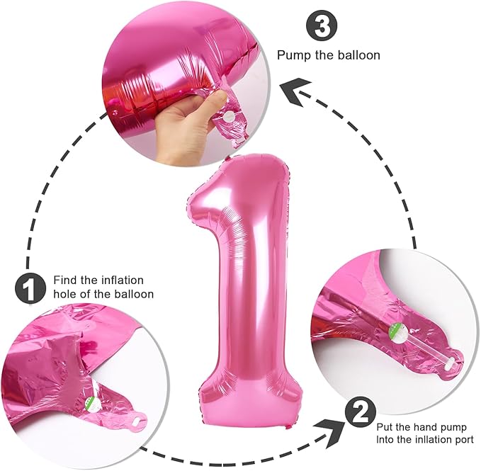 Number 0 Balloons 40 Inch Pink Number Balloons for 10 20 30 40 50 60 70 80 90 100 Numbers Balloon Birthday Decorations Wedding Event Baby Shower