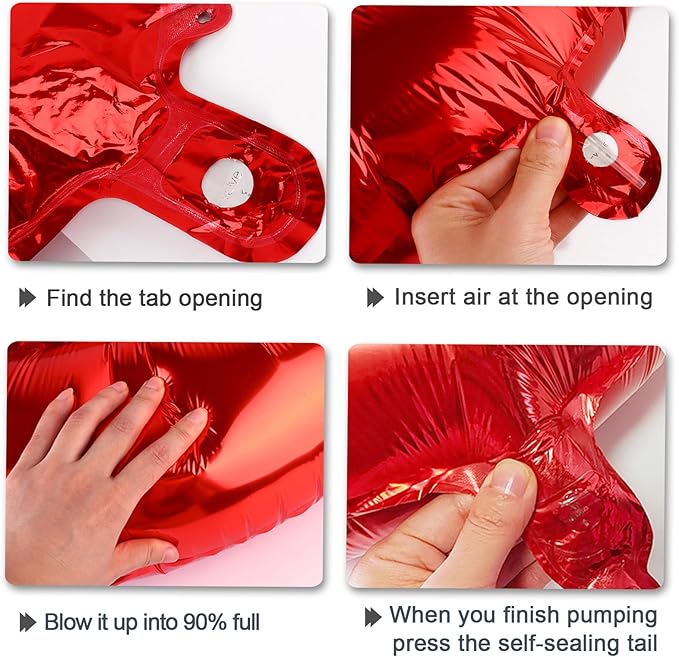 40 Inch Red Number 18 Digital Balloon,Jumbo Mylar Foil Helium Balloon for 18 Balloons for Birthday Party,Wedding Anniversary Party Decorations