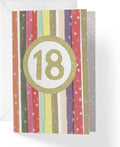 | Happy 18th Birthday Card | 5”x7.5” | (Single Card + Envelope)