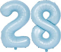 40 In Matte Blue Number Balloons Helium Foil Mylar Balloon Birthday Party banquet Decoration Digital 28