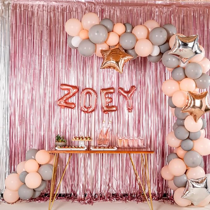 Restaurantware-Balloonify 16 Inch Letter Balloon, 1 Alphabet Party Balloon - Letter Z, Self-Sealing, Rose Gold Foil Mylar Finish, Hanging Loop, Decoration For Birthday, Wedding, Or Graduation