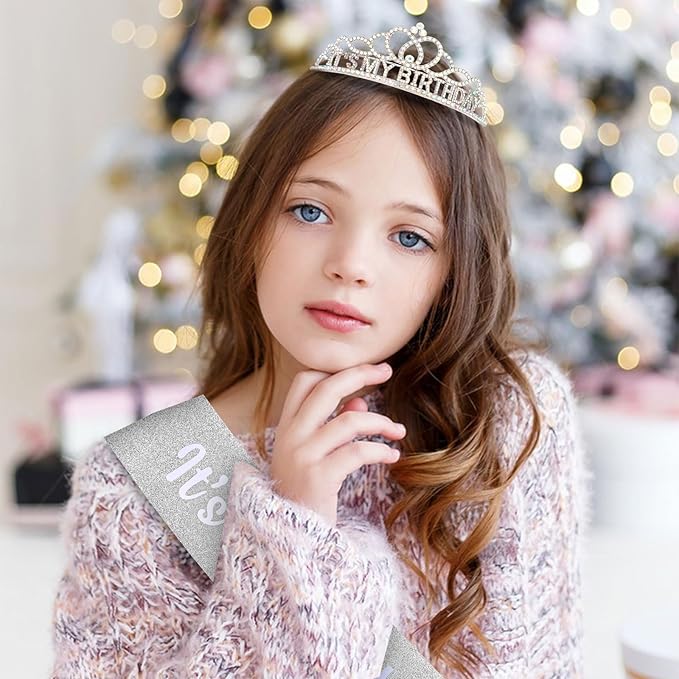 CAVETEE Birthday Crowns for Women, Happy Birthday Crown for Party Decorations