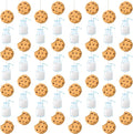 Xinnun Cookie Milk Party Decorations Chocolate Chip Cookie Milk Garlands Banners Cutouts Ribbon Streamers for Scout Street Theme Birthday Baby Shower Party Decorations Supplies