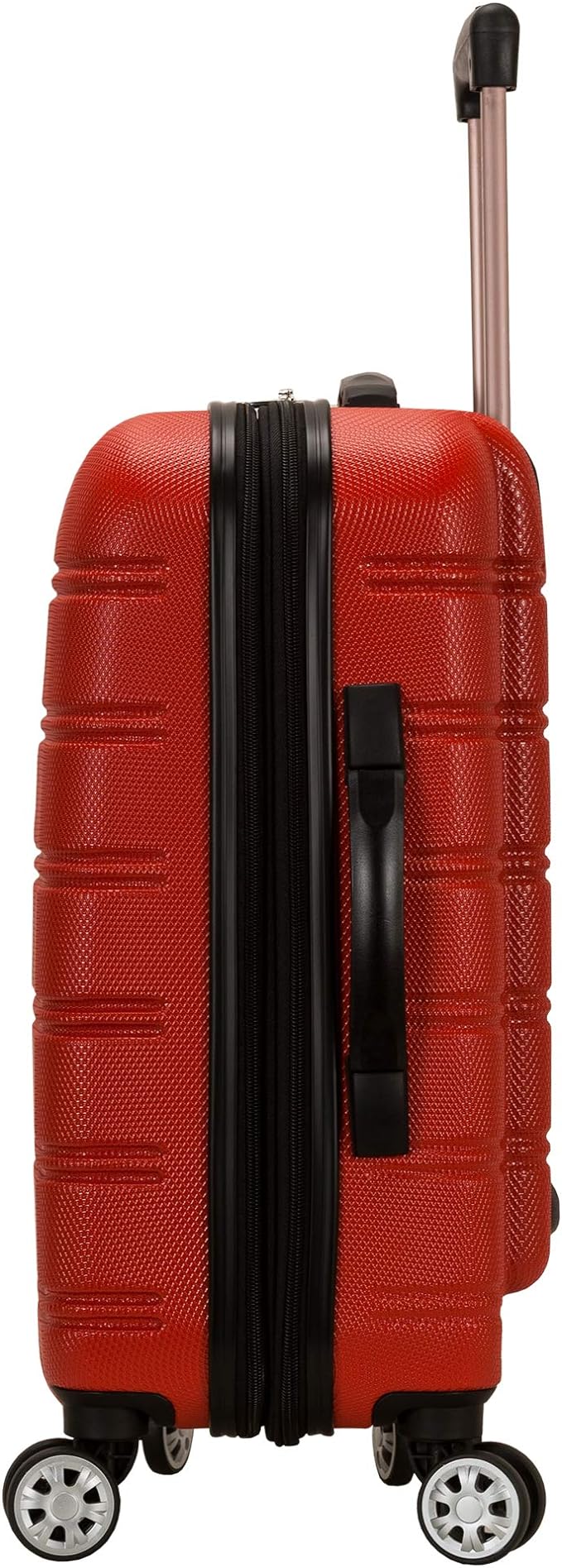 Rockland Melbourne Hardside Expandable Spinner Wheel Luggage, Carry-On 20", Red